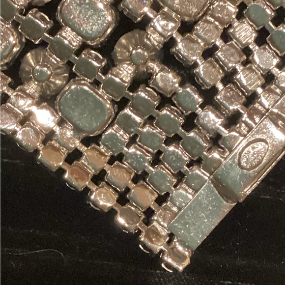 RARE VINTAGE KRAMER oF NEW YORK 11 ROW STUNNING RHINESTONE BRACELET - Picture 14 of 15